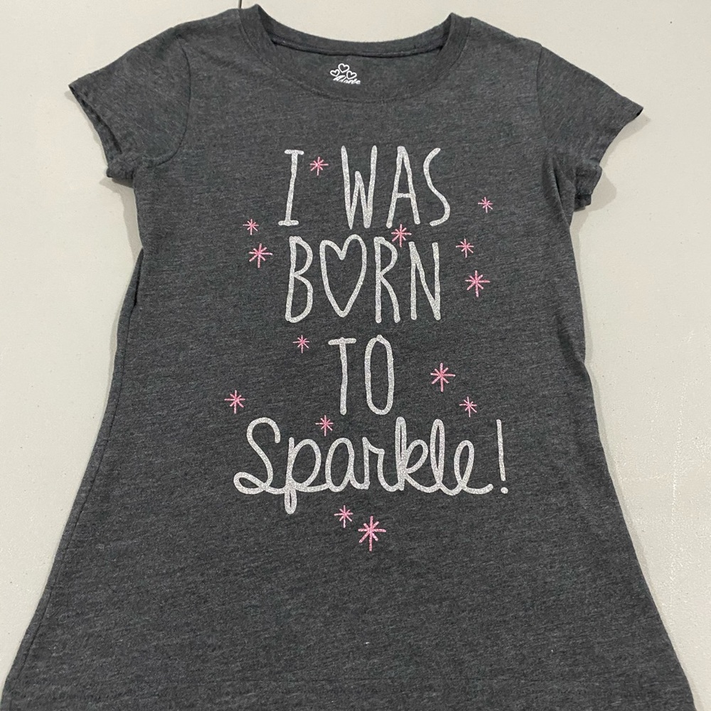 Adorée I Was Born to Sparkle tee Size L 10/12